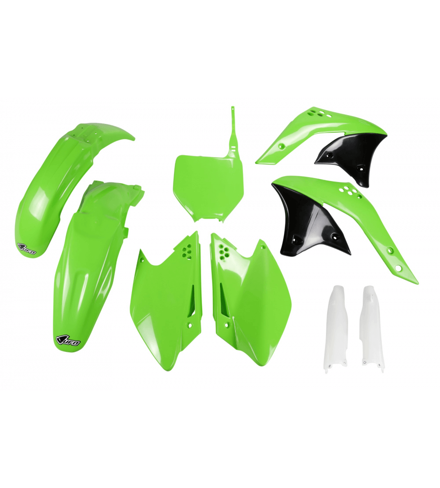 Kit plastique KAWASAKI KXF 250 2007-2007 Vert 2007-2007