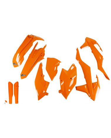 Kit plastique KTM EXC 125 2017-2019 Orange 2017-2019