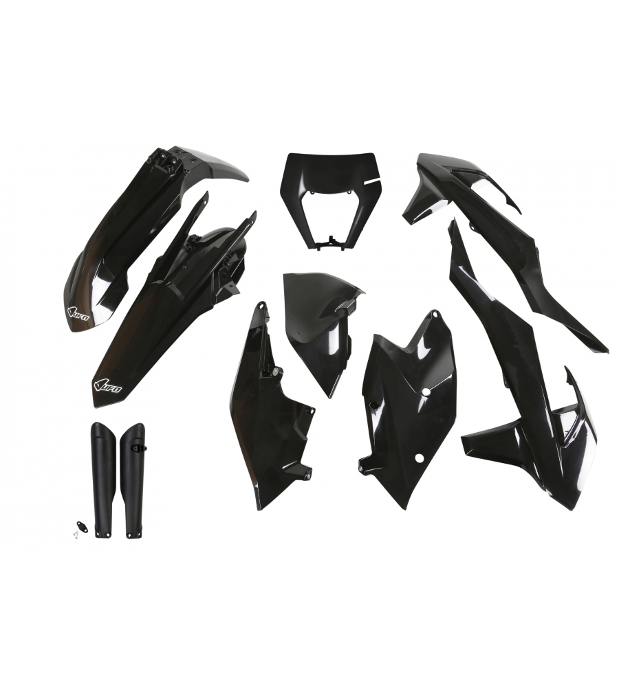 Kit plastique KTM EXC 125 2017-2019 Noir 2017-2019