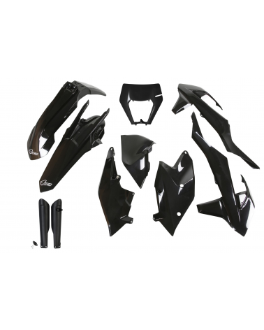 Kit plastique KTM EXC 125 2017-2019 Noir 2017-2019