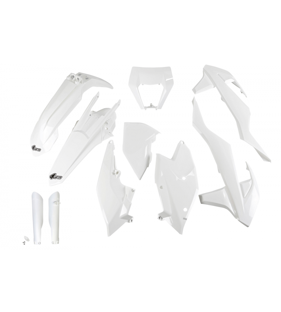 Kit plastique KTM EXC 125 2017-2019 Blanc 2017-2019