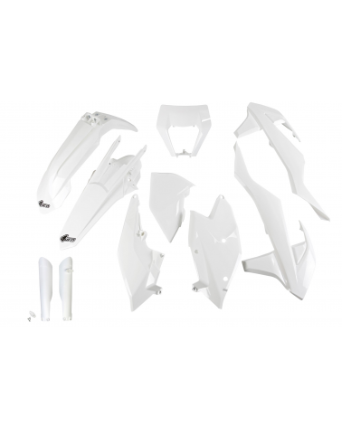 Kit plastique KTM EXC 125 2017-2019 Blanc 2017-2019