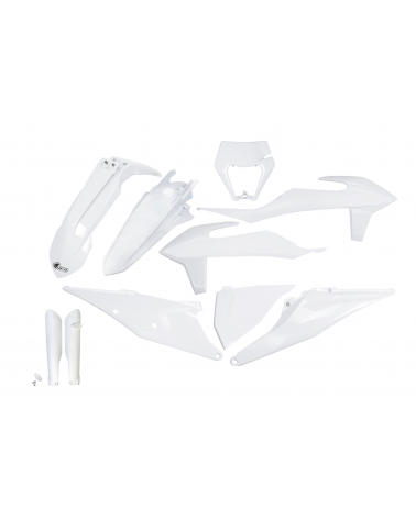 Kit plastique KTM EXC 125 2020-2021 Blanc 20-24 2020-2021
