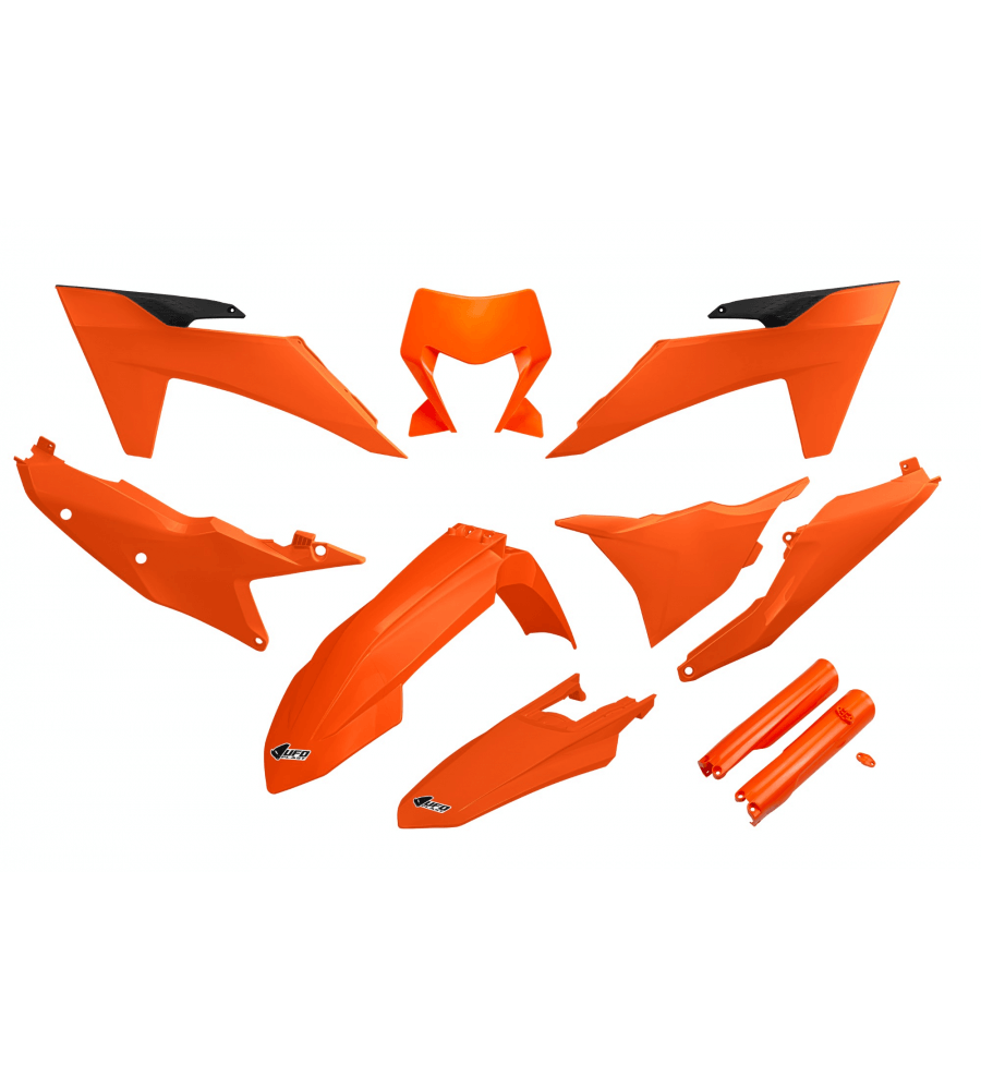 Plastic kit KTM EXC 150 2024-2024 Orange - kit déco moto, MOTOCROSS...