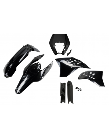 Kit plastique KTM EXC 200 2009-2011 Noir 2009-2011