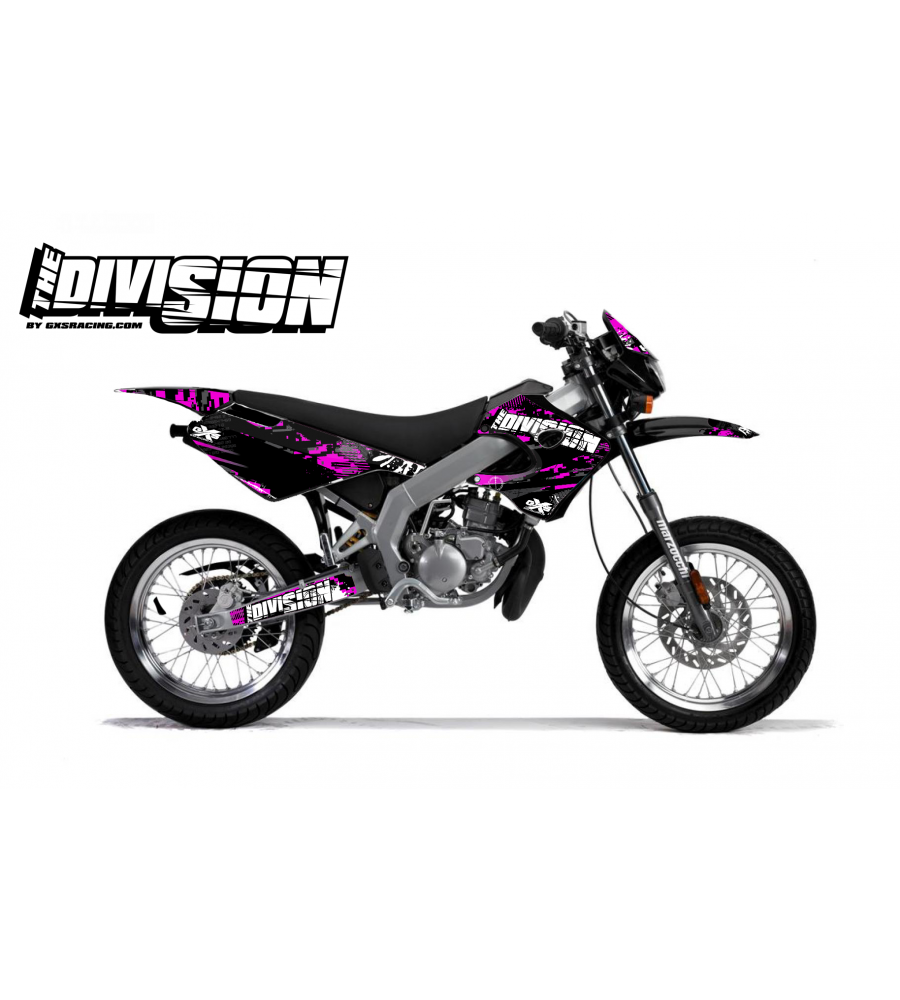 Kit Déco Derbi X-RACE 03-07 THE DIVISION Kit Déco Derbi / GILERA