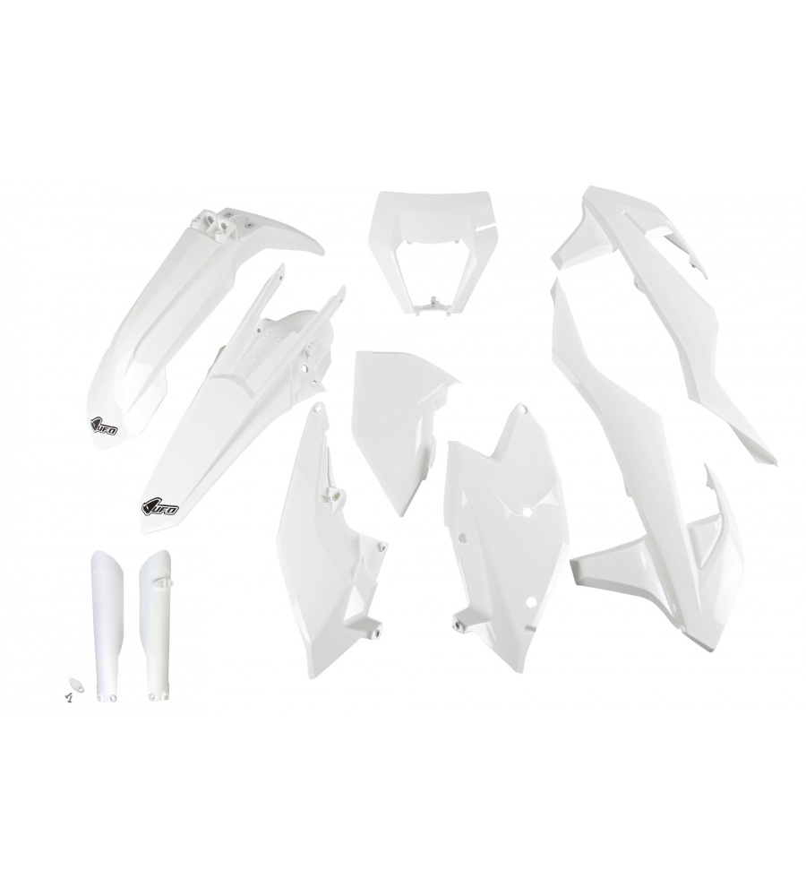 Kit plastique KTM EXC 250 2017-2019 Blanc 2017-2019