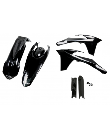 Kit plastique KTM EXC F 250 2012-2013 Noir 2012-2013