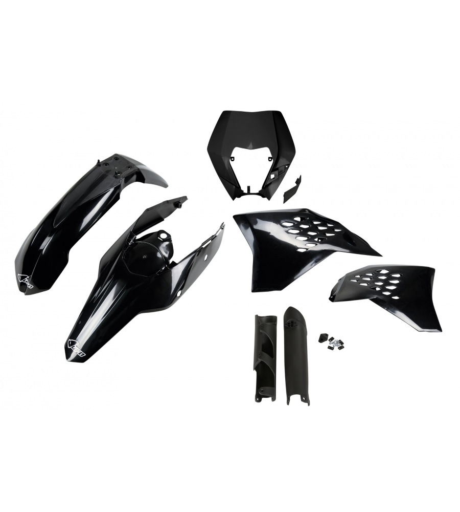 Kit plastique KTM EXC 300 2009-2011 Noir 2009-2011