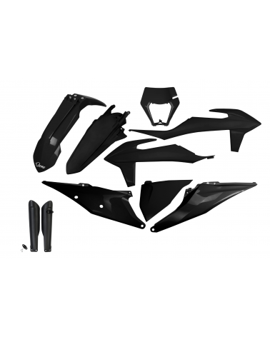 Kit plastique KTM EXC 300 2020-2023 Noir 2020-2023