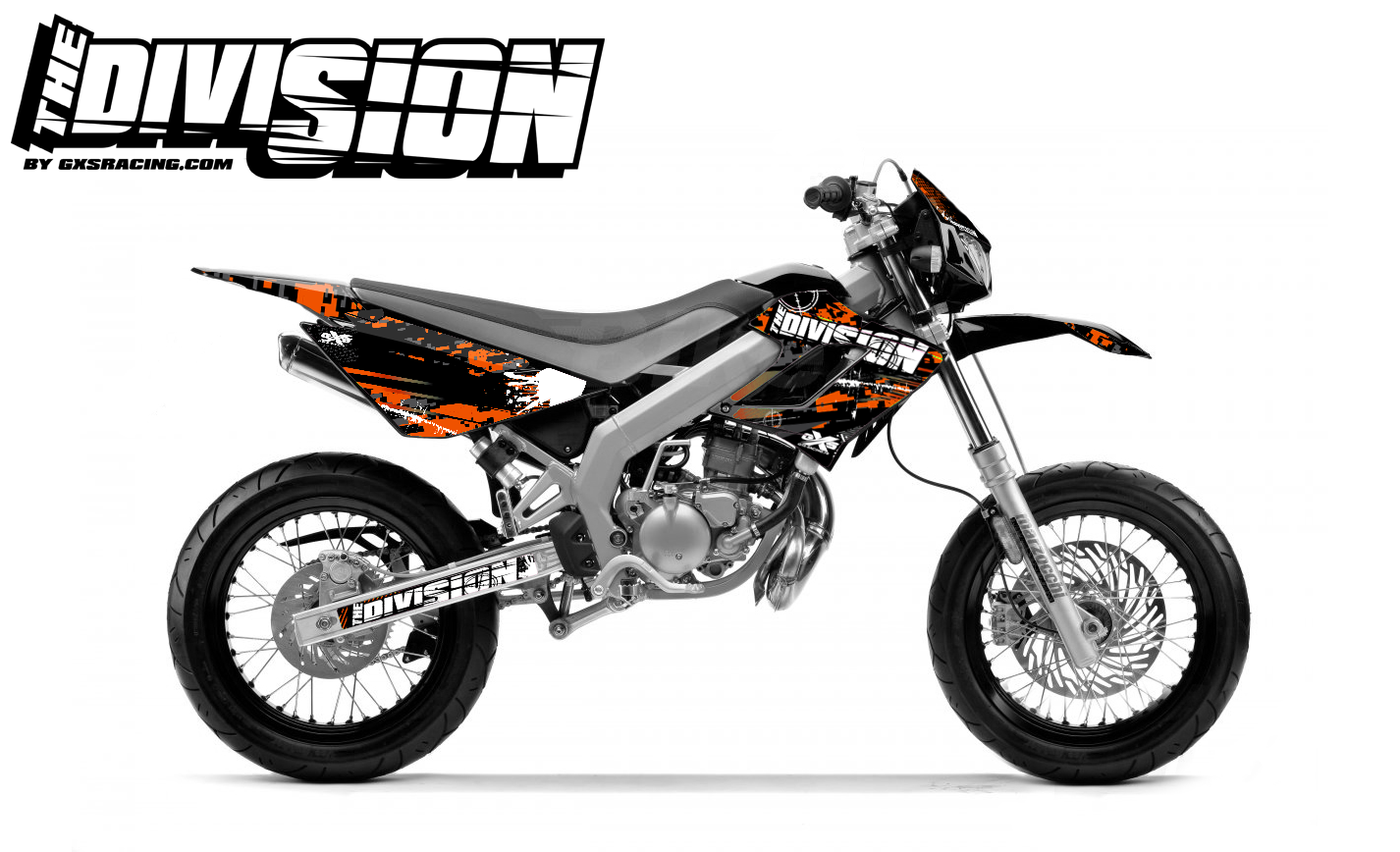 GRAPHIC KIT DERBI DRD RACING 2004-2009 THE DIVISION - kit déco moto...