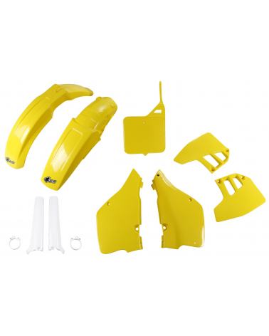 Kit plastique SUZUKI RM 125 1992-1992 Jaune 1992-1992