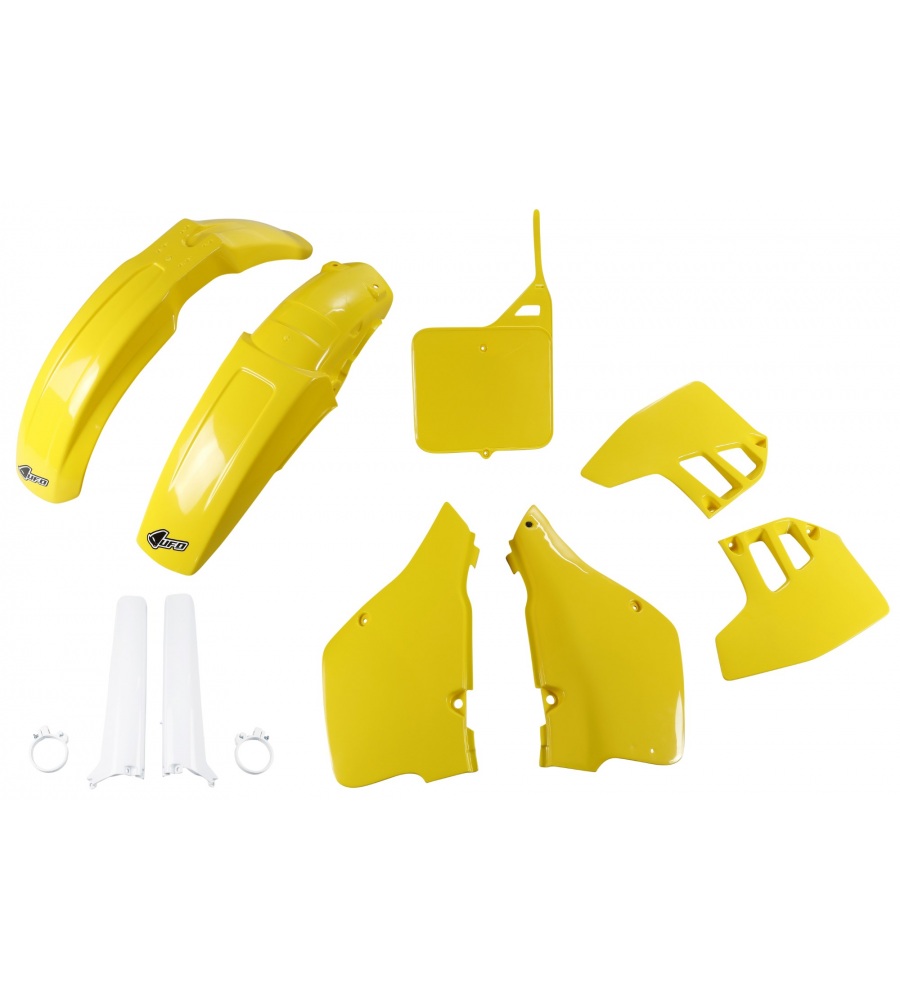 Kit plastique SUZUKI RM 125 1992-1992 Jaune 1992-1992