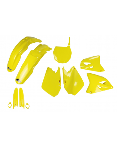 Kit plastique SUZUKI RM 125 2001-2005 Jaune 2001-2005