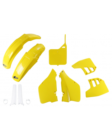 Kit plastique SUZUKI RM 250 1992-1992 Jaune 1992-1992