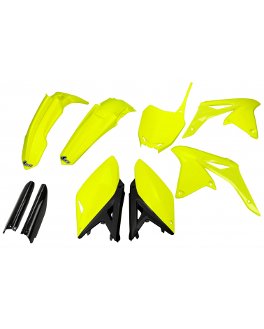 Kit plastique SUZUKI RMZ 250 2010-2018 Jaune Fluo 2010-2018