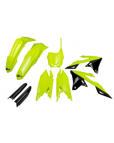 Kit plastique SUZUKI RMZ 250 2019-2024 Jaune Fluo 2019-2024