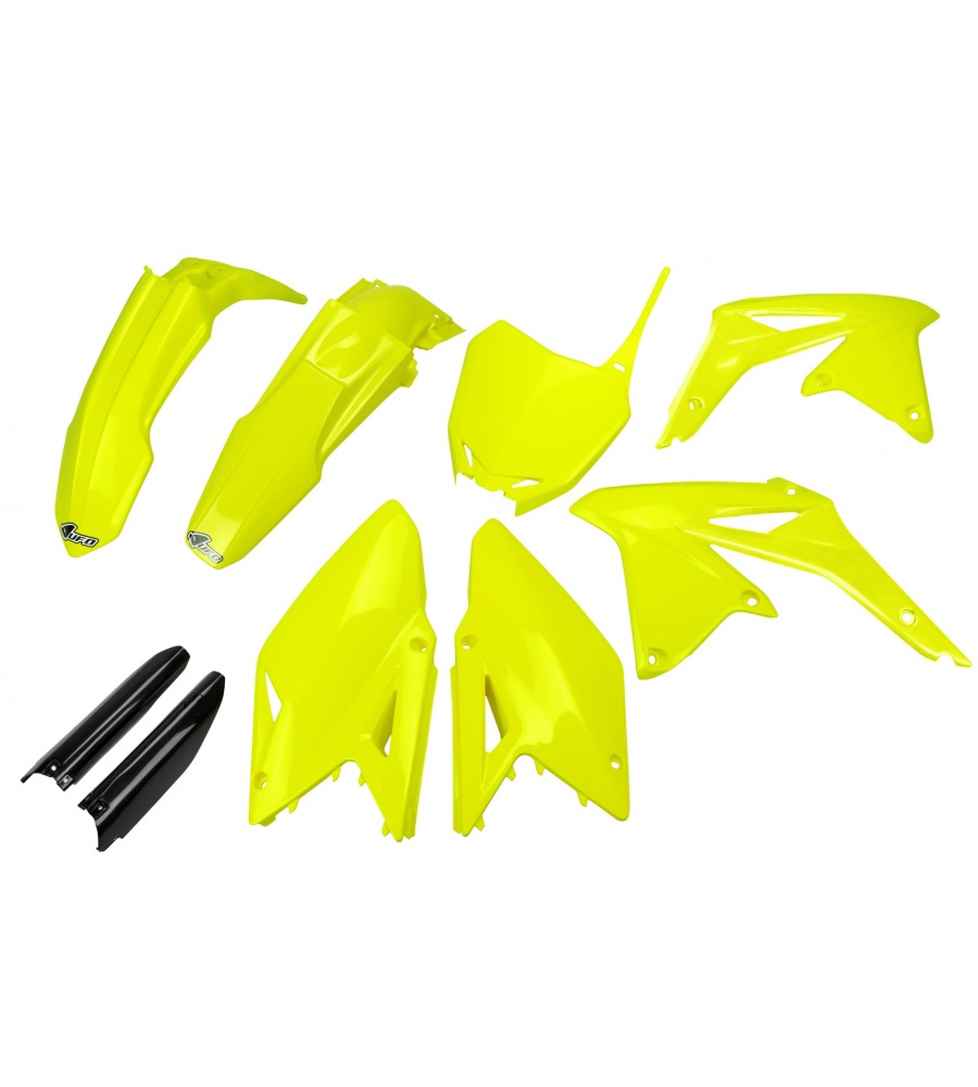 Kit plastique SUZUKI RMZ 450 2008-2017 Jaune Fluo 2008-2017