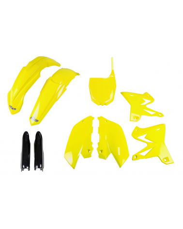 Kit plastique YAMAHA YZ 125 2008-2014 Jaune 2008-2014