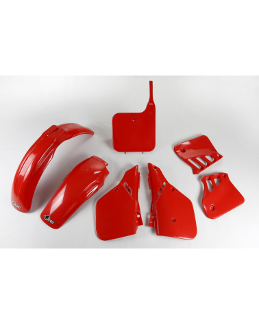 Kit Plastique Honda CR 125 1987 1988 Rouge 1987-1988