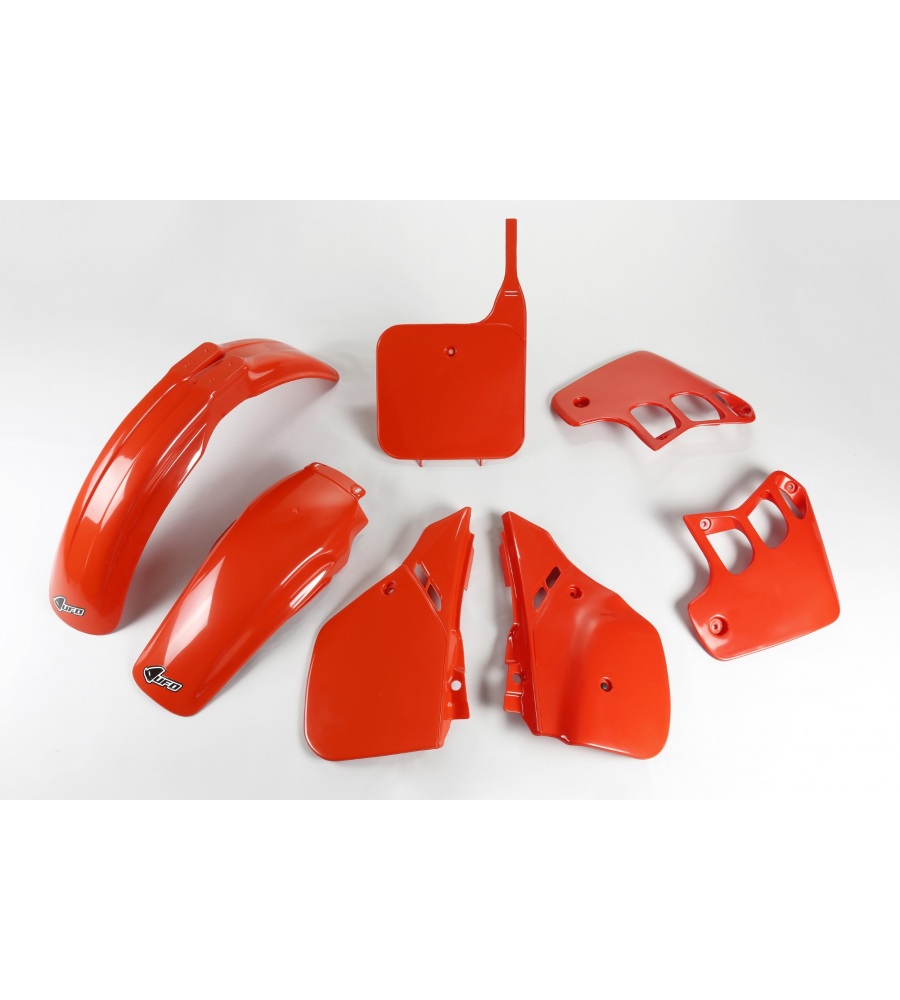 Kit Plastique Honda CR 125 1989 1990 Orange CR 90 1989-1990