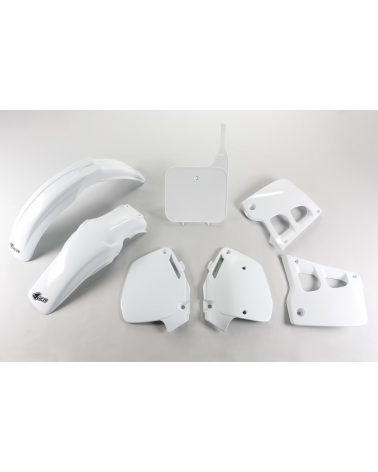 Kit Plastique Honda CR 250 1990 1991 Blanc 1990-1991