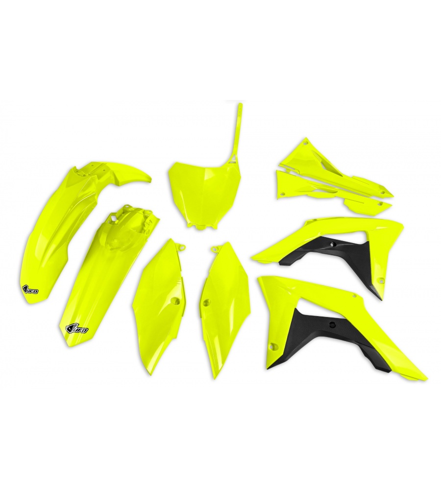 Kit Plastique Honda CRF 250R 2018 2021 Jaune Fluo 2018-2021