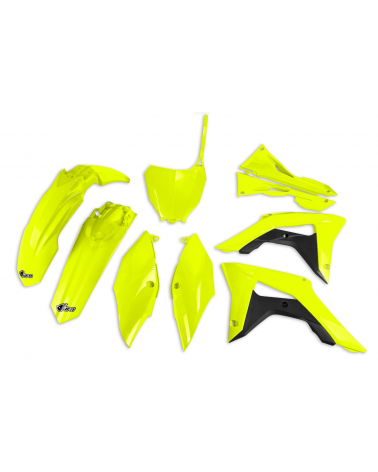 Kit Plastique Honda CRF 250R 2018 2021 Jaune Fluo 2018-2021