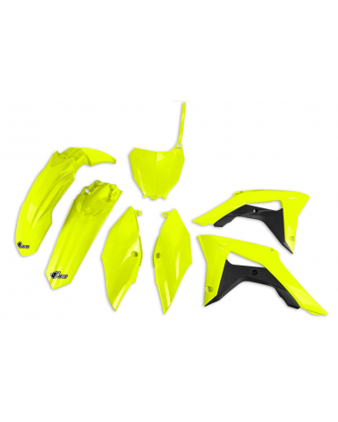 Kit Plastique Honda CRF 450R 2017 2020 Jaune Fluo 2017-2020