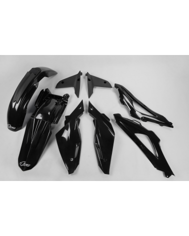 Kit Plastique Husqvarna TC 125 2008 2010 Noir 2008-2010