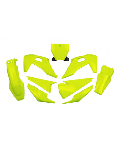 Kit Plastique Husqvarna TC 125 2019 2022 Jaune Fluo 2019-2022