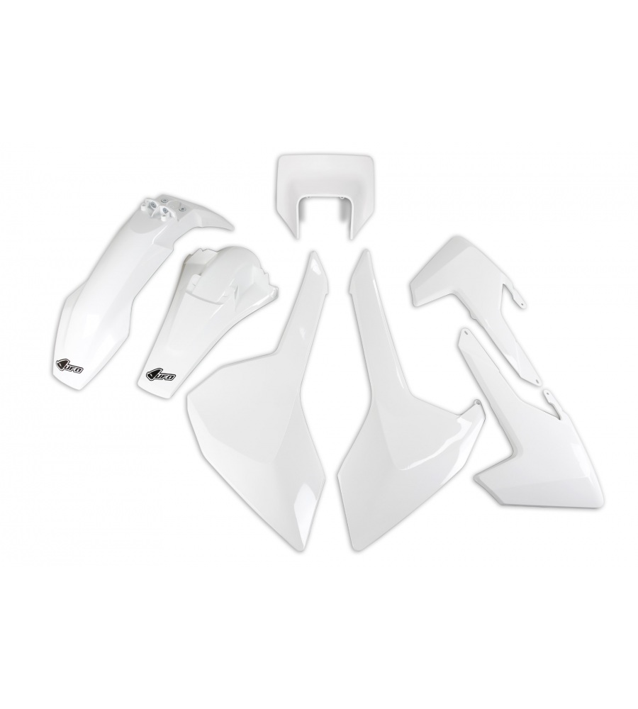 Kit Plastique Husqvarna TE 125 2017 2019 Blanc 2017-2019