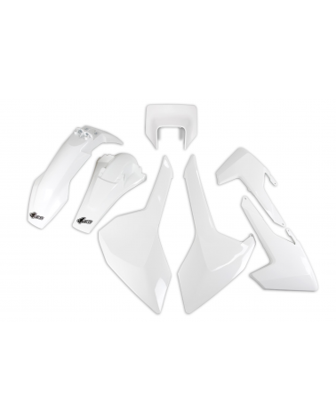 Kit Plastique Husqvarna TE 125 2017 2019 Blanc 2017-2019