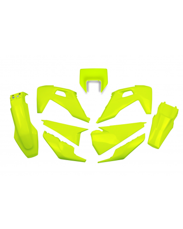 Kit Plastique Husqvarna TX 125 2020 2022 Jaune Fluo 2020-2022