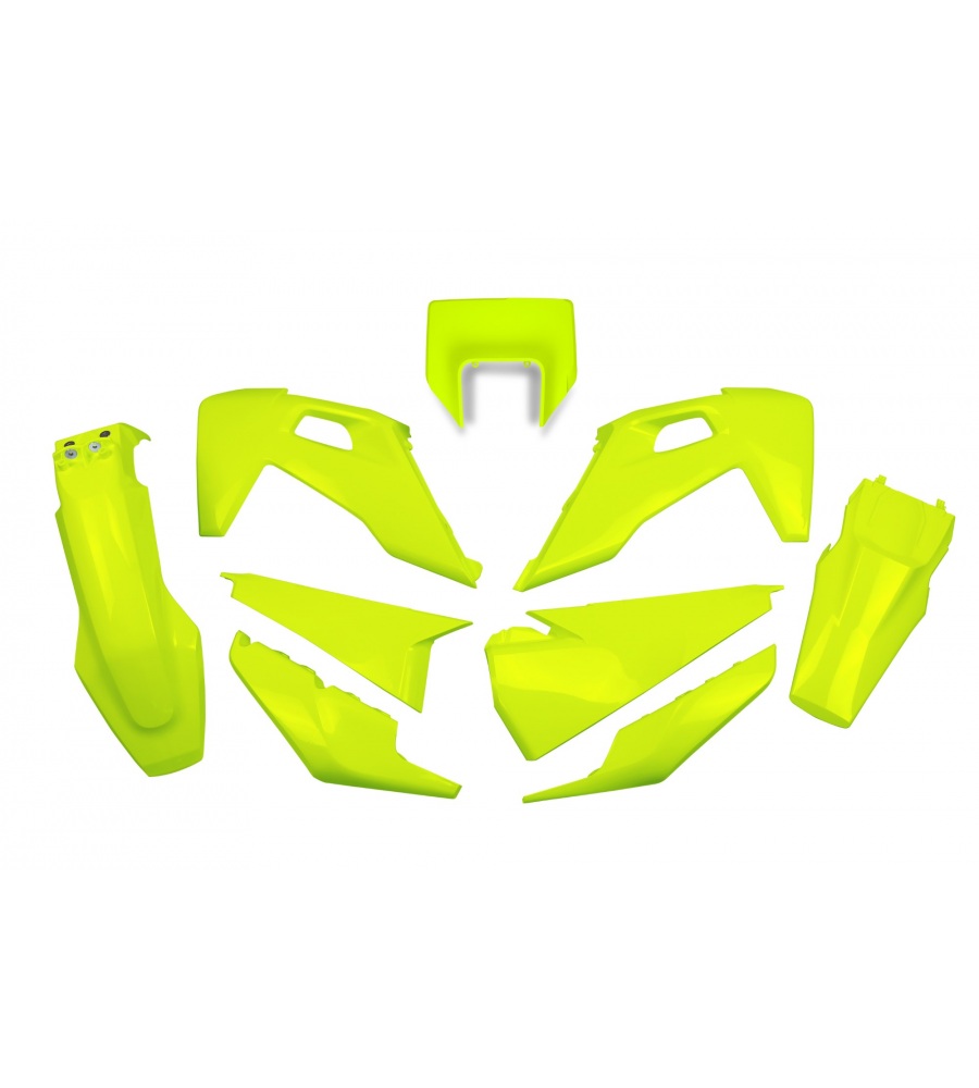 Kit Plastique Husqvarna FE 250 2020 2023 Jaune Fluo 2020-2023