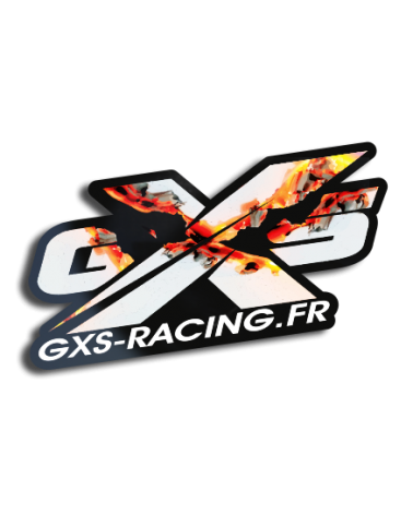 GXS RACING Burning sticker Stickers