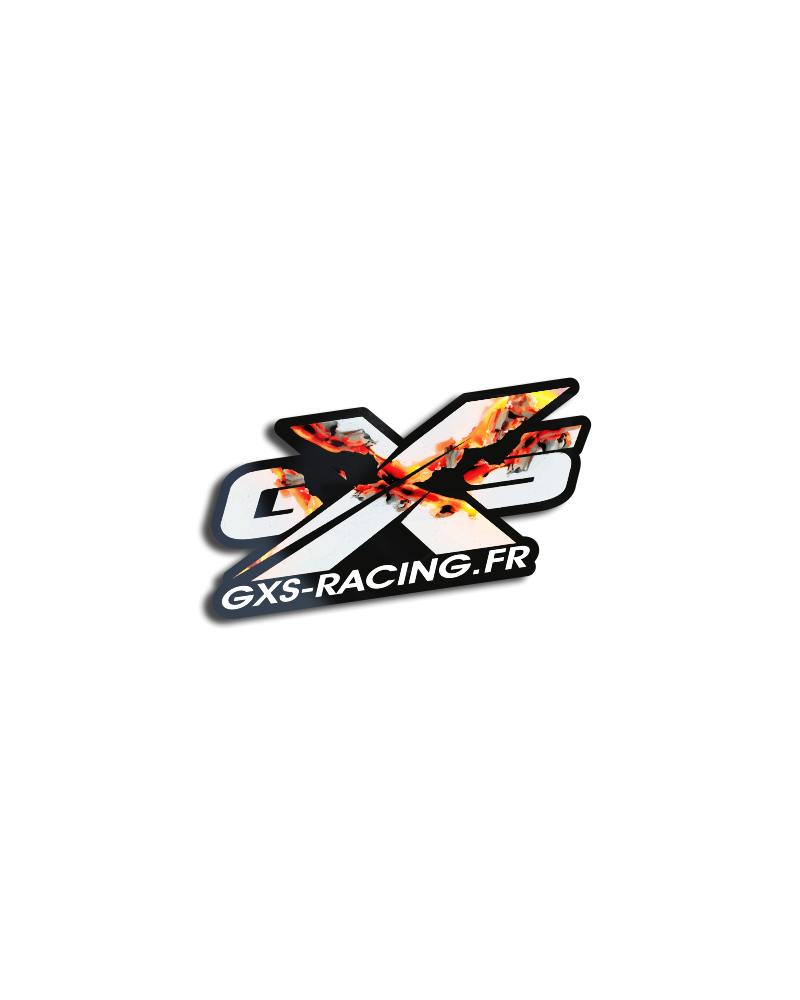 GXS RACING Burning sticker