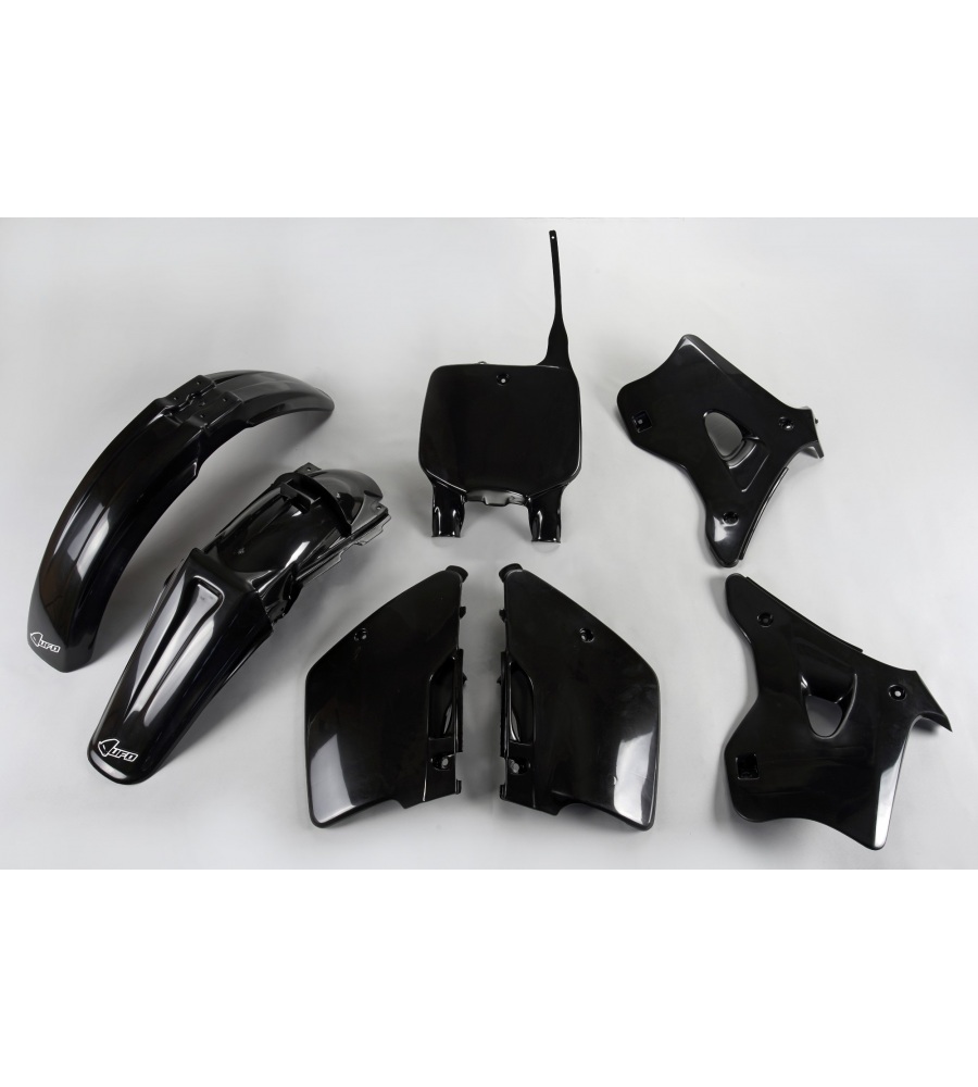 Kit Plastique Kawasaki KX 125 1996 1998 Noir 1996-1998