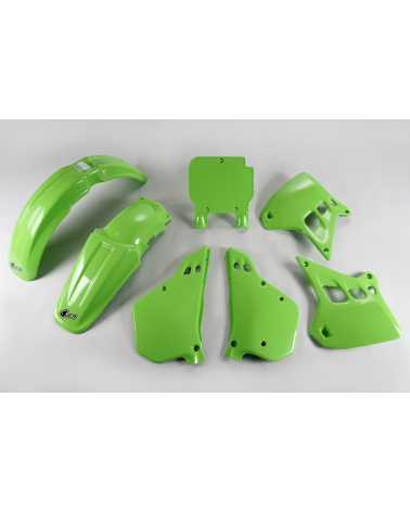 Kit Plastique Kawasaki KX 250 1990 1991 Vert 1990-1991