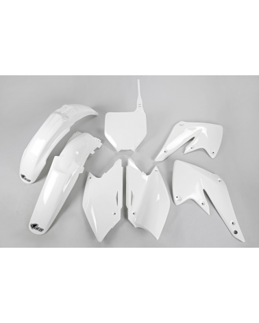 Kit Plastique Kawasaki KXF 250 2004 2005 Blanc 2004-2005