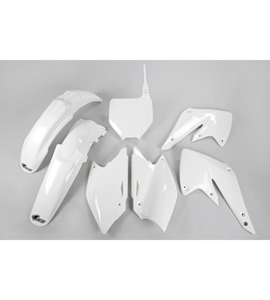 Kit Plastique Kawasaki KXF 250 2004 2005 Blanc 2004-2005