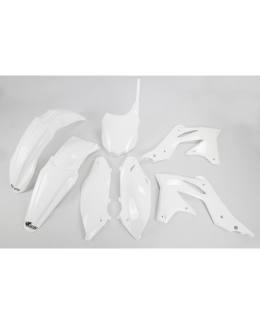 Kit Plastique Kawasaki KXF 250 2013 2016 Blanc 2013-2016