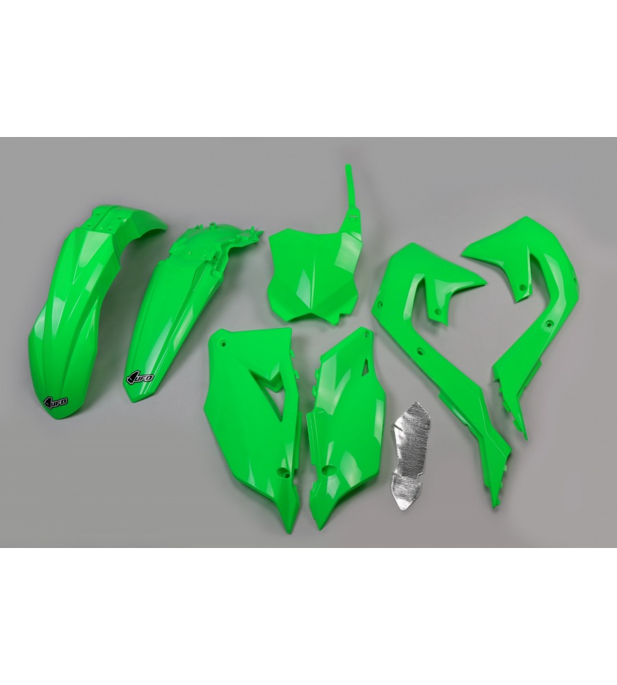 Kit Plastique Kawasaki KXF 250 2021 2024 Vert Fluo 2021-2024