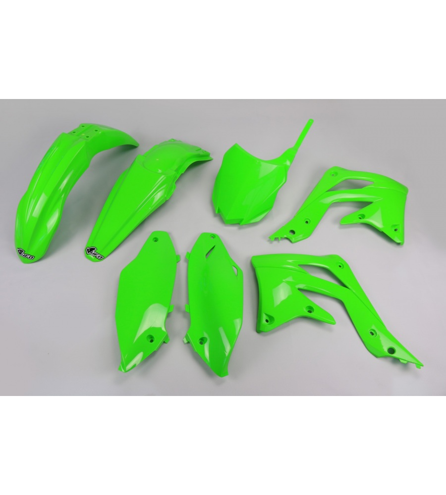 Kit Plastique Kawasaki KXF 450 2013 2015 Vert 2013-2015