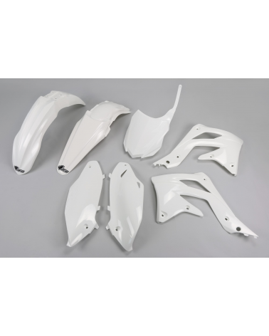 Kit Plastique Kawasaki KXF 450 2013 2015 Blanc 2013-2015