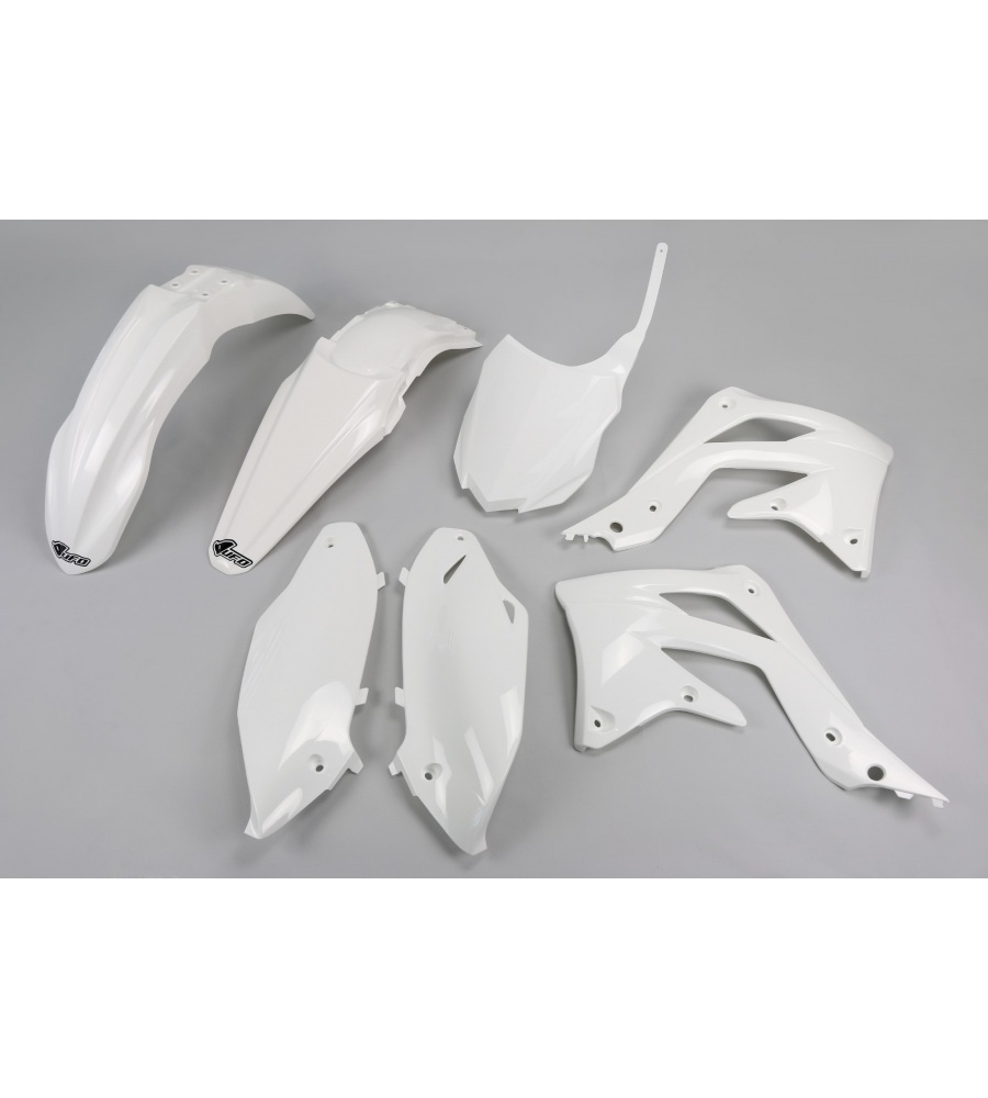 Kit Plastique Kawasaki KXF 450 2013 2015 Blanc 2013-2015