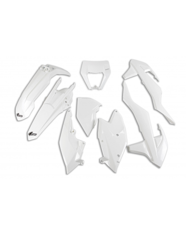 Kit Plastique Ktm EXC 125 2017 2019 Blanc 2017-2019