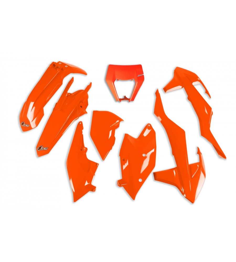 Kit Plastique Ktm EXC 150 2017 2019 Orange Fluo 2017-2019