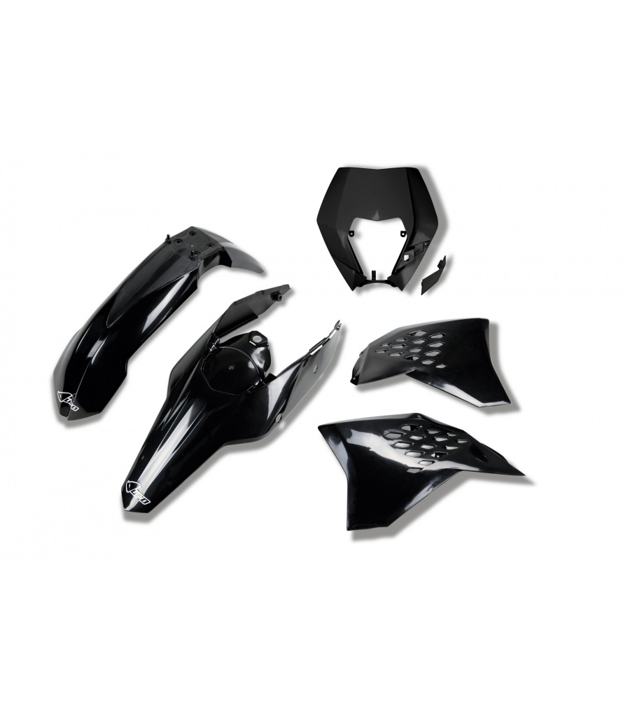 Kit Plastique Ktm EXC 200 2009 2011 Noir 2009-2011