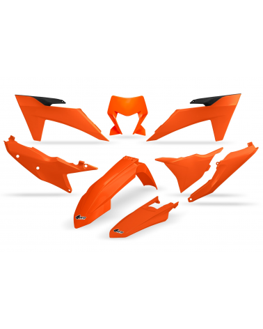 Kit Plastique Ktm EXC-F 250 2024 2024 Orange 2024-2024